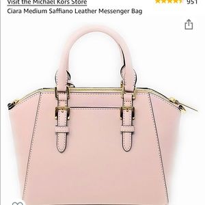Cierra Medium Saffiano Leather medium Messenger
